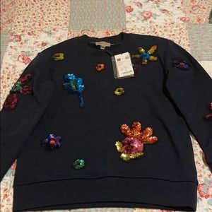 Brand New Burberry blue sweater.